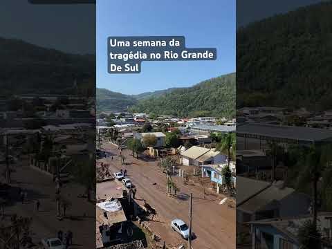 Uma semana da tragédia no Rio Grande do Sul! #enchente #valedotaquari #muçum #fe #familia #casas