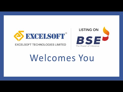 Listing Ceremony of Excelsoft Technologies Limited at BSE.