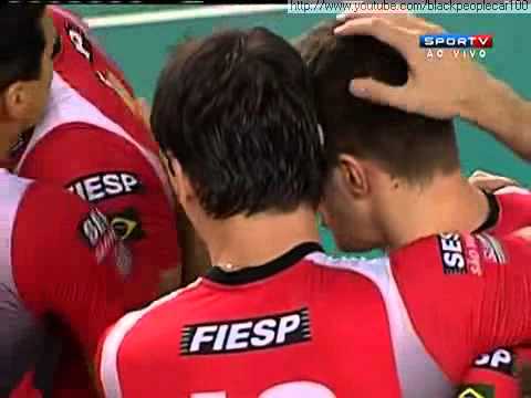 Campeonato Paulista de Volei Masculino 2012 (final) - Sesi SP 3 x 0 Medley Campinas - jogo 2