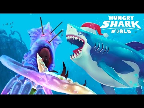 The COLOSSAL SQUID BOSS | Hungry Shark World | New Christmas Update