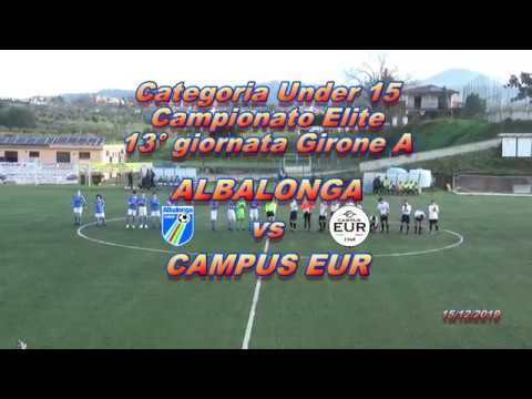Under 15 Elite 2019/2020 13° Campionato Albalonga vs Campus Eur Highlights 4k
