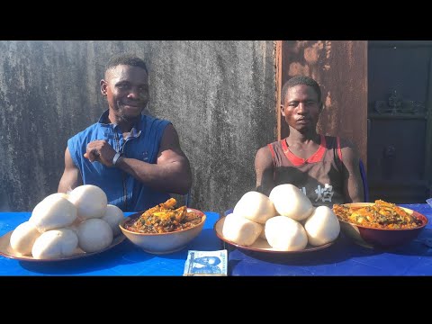 EATING COMPETITION FIRST PERSON TO FINISH 10 FUFU WIN 100,000