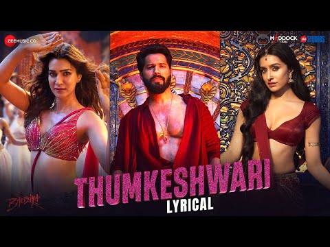 Thumkeshwari - Lyrical | Bhediya | Varun D, Kriti S, Shraddha K | Sachin-Jigar,Rashmeet,Ash,Amitabh