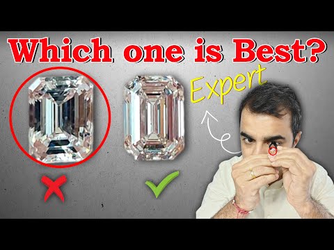 How To Buy A Perfect Diamond Ring(Emerald Cut) ? Expert Explains || Emerald Cut Diamond Ring