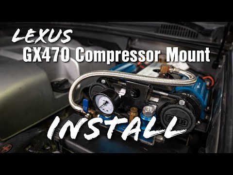 On-Board Air | Lexus GX470 Compressor Mount Install