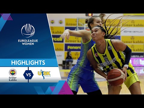 Satou Sabally with 30 PTS! Fenerbahce Oznur Kablo - ZVVZ USK Praha | Highlights - ELW 2020/21