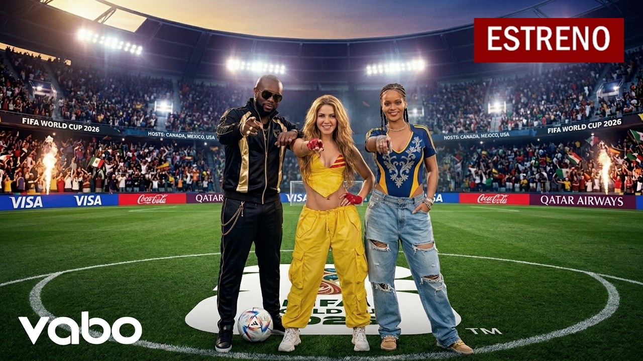 SHAKIRA, GIMS, RIHANNA - World Cup Champions | FIFA 2026 SONG by VABO music — Official Music Video