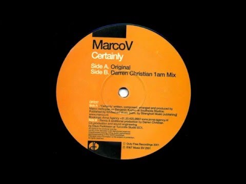 Marco V - Certainly (Darren Christian 1AM Mix) [Duty Free Recordings 2001]