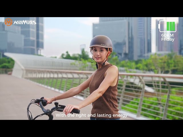 Bicicleta eléctrica HillMilES MileCity 1 26" 100 km de autonomía Batería extraíble video