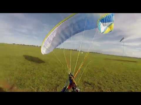 Paramotor Brasilia - Primeiros voos com a Hadron xx 20 - Decolagem de Alpina