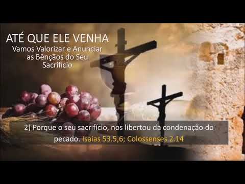 ATÉ QUE ELE VENHA, VAMOS VALORIZAR E ANUNCIAR AS BENÇÃOS .