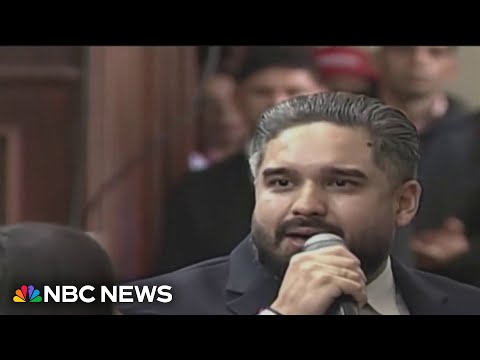 Maduro heads into the court as his son speaks to the Venezuelan General Assembly