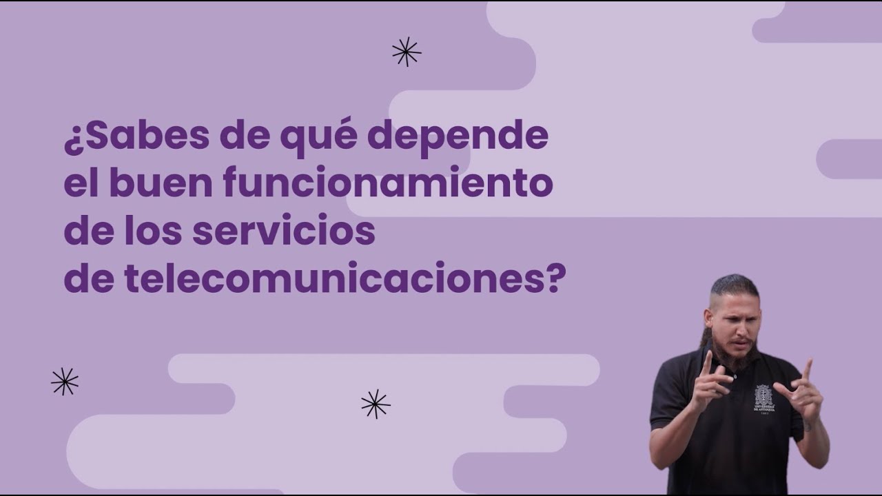 Funcionamiento de la infraestructura de telecomunicaciones