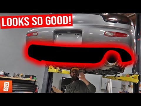 FD RX-7 GETS CARBON FIBER REAR DIFFUSER!!!!