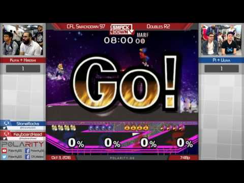 CFL Smackdown 97 Melee - Pi + Uuaa vs HIroshi + Kuya - Doubles Winners Bracket