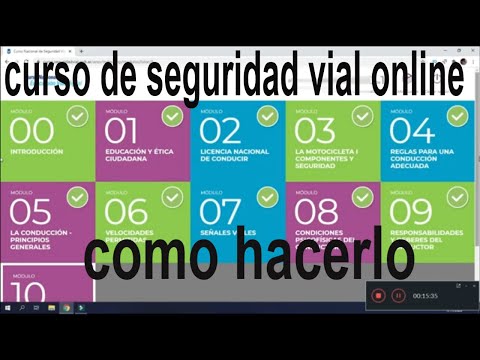 Como Hacer El Curso Nacional Seguridad Vial Online Para sacar la licencia  de Auto y Moto Argentina