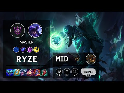 Ryze Mid vs Cassiopeia - EUW Master Patch 11.3