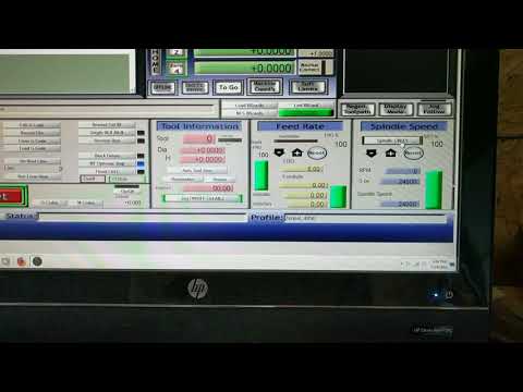 Zenbot 4896 Gecko g540 Huanyang 100v VFD and 1.5kw spindle start Mach 3