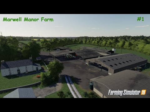 Spreder Lime og Harver | FS 19 | Marwell Manor Farm #1 | Dansk