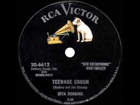 1st RECORDING OF: Teenage Crush - Rita Robbins (1956)