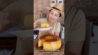 Fazendo pudim de biscoito