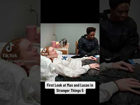 First Look at Max & Lucas in Stranger Things 5 #strangerthings #sadiesink #katebush