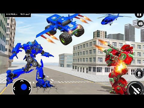 Monster Truck Robot Game 2021 - New Dragon Robot Game - Android Gameplay FHD 08 || Racing Man