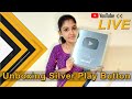 LIVE Unboxing Silver Play Button And Q A Session With My Darlingzzzz Hema S Diary
