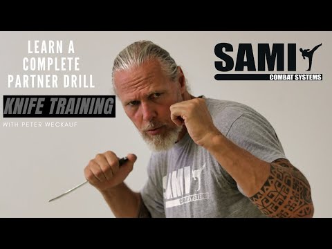 PETER WECKAUF | KNIFE TRAINING - LEARN A COMPLETE PARTNER DRILL | SAMI-X