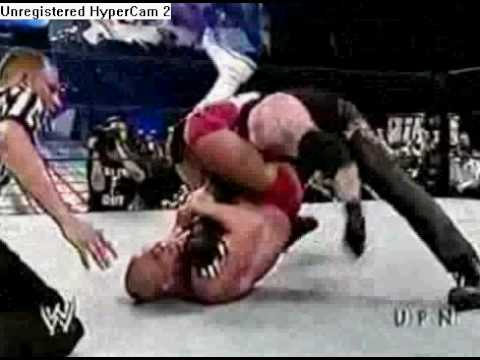 undertaker taping out (via kurt angle)