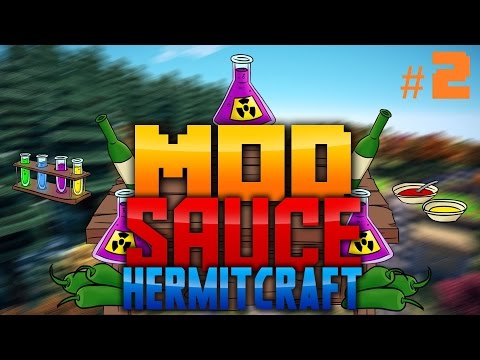 Let's Play HermitCraft ModSauce #2: Mining, Sorting, Exploring,  and Listening to Music!