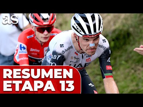 RESUMEN LA VUELTA ETAPA 13 ESPAÑA 2025: Almeida pone a Vingegaard contra las cuerdas en el Angliru