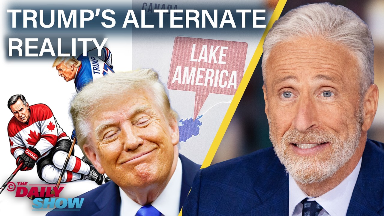 The Daily Show mocks Trump's trade war with Canada, Lake Ontario renaming, and 'Iran War' victory claims