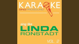 I Get Along Without You Very Well (In the Style of Linda Ronstadt) (Karaoke Instrumental Version)