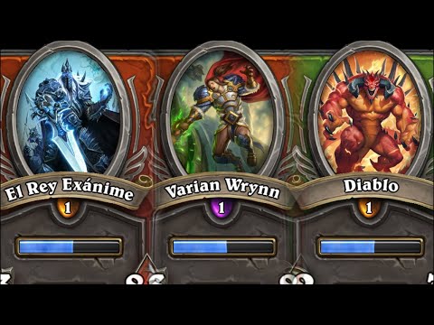 Frases pjs modo Mercenarios parte 1 HearthStone - Arthas, Illidan, Diablo, Tirion... - Castellano