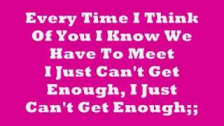 The Saturdays-I Just Can&#39;t Get Enough With Lyrics