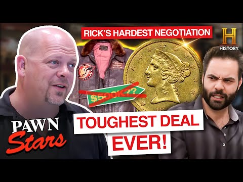"Not a Penny More!" (Rick's Toughest Negotiation of ALL TIME) | Pawn Stars