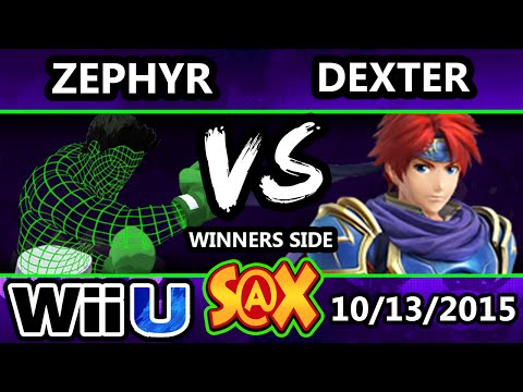 S@X 119 - Zephyr (Litte Mac) Vs. Dexter (Ness, Roy) SSB4 Tournament - Smash Wii U - Smash 4