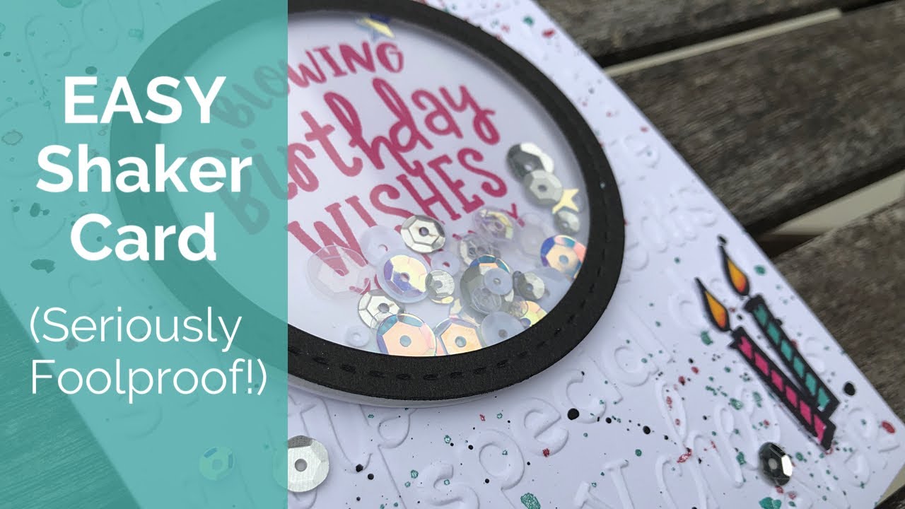 How to Make an Easy Shaker Card | Birthday Card Process Video Using CTMH Stamps