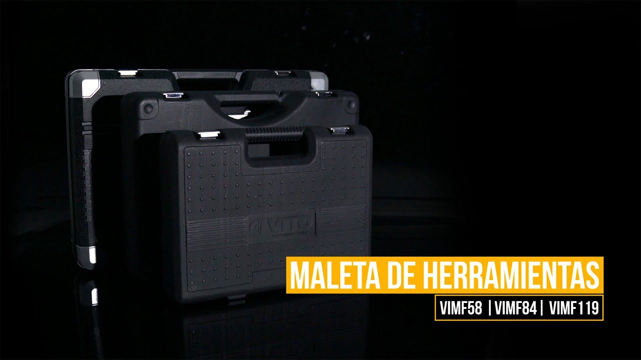 Maletín de Herramientas Profesional 1/2 y 1/4 (94 ud) Ref. 14009011