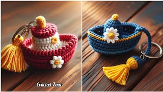 Small Crochet Keychain Projects | Perfect for Gifts & Selling.Crochet keychain design ideas.#crochet
