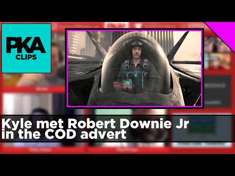 Kyle met Robert Downie Jr in the COD advert - PKA Clip