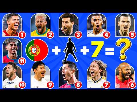 Guess The FOOTBALL PLAYER By Song & Emoji 🎵😀 | Ronaldo, Messi, Haaland, bappe | Football Quiz Time