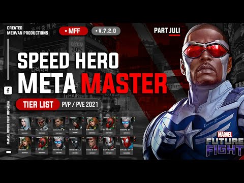 Tier List Speed Hero Meta Master PVP / PVE Rank CTP Guide Part Juli - Marvel Future Fight 🇮🇩