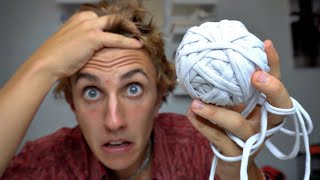 MAKING MYSELF A NEW BEANIE!! 🧶