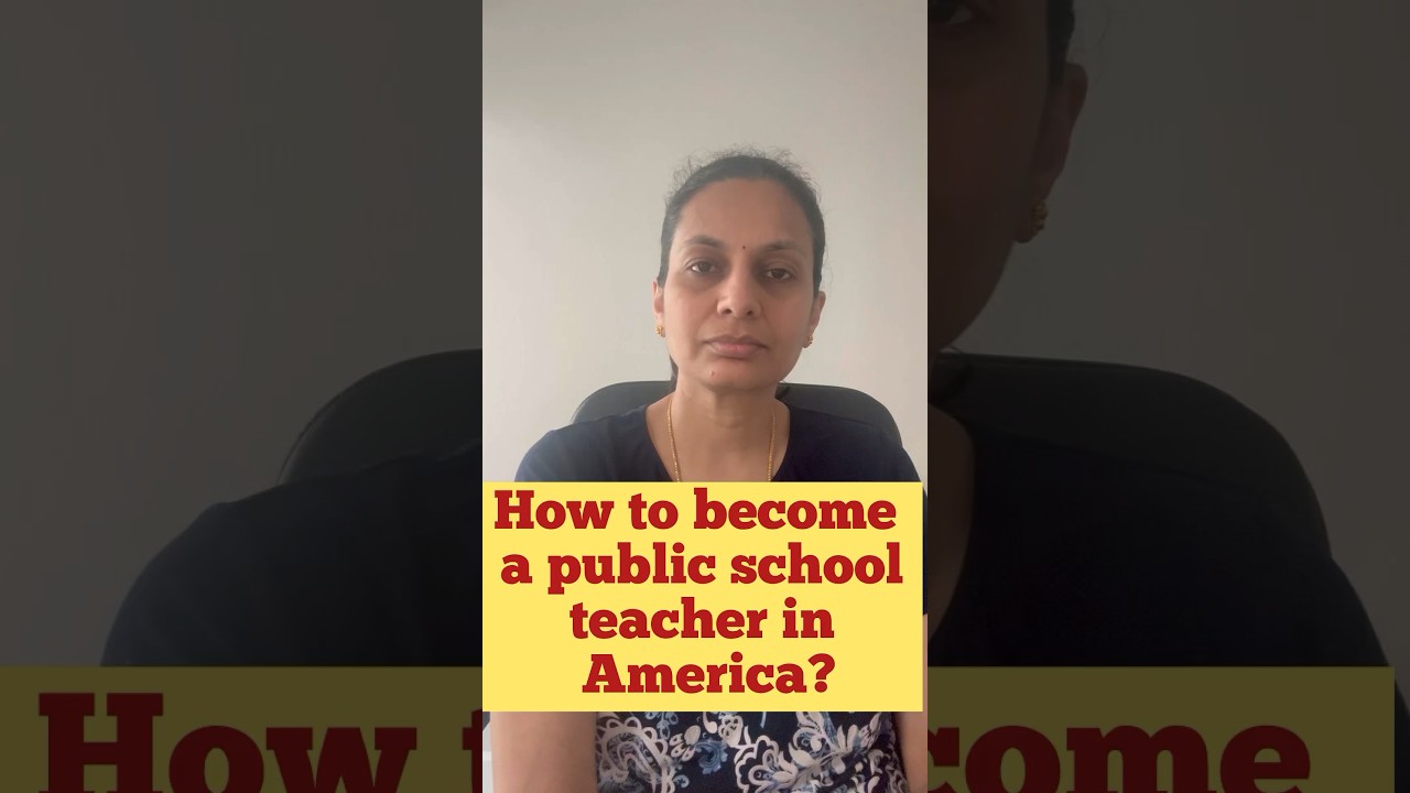 # How to become a public school teacher in America? #teacher certification #publicschools #shorts