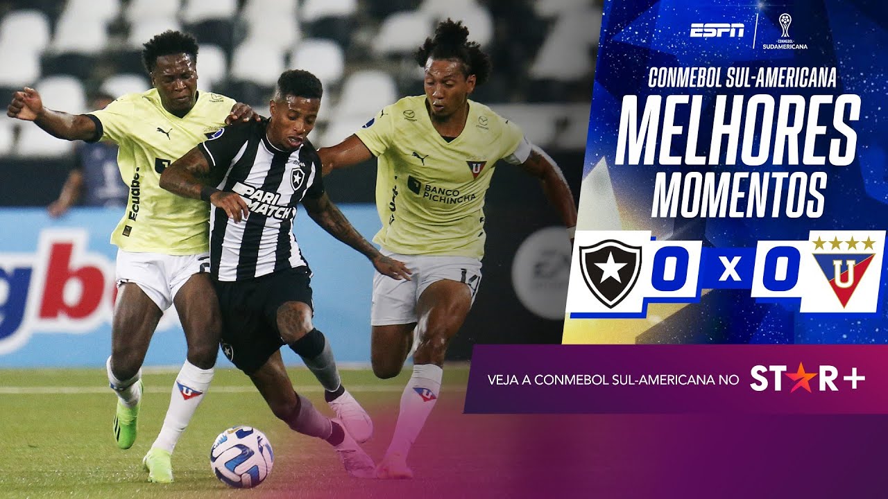 VÍDEO | Melhores momentos do empate sem gols entre Botafogo e LDU no Nilton Santos