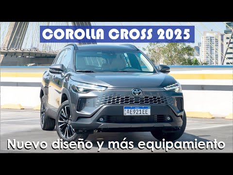 Nuevo Toyota Corolla Cross 2025 | ¿Qué cambió? | Versiones, equipamiento, motores y características.