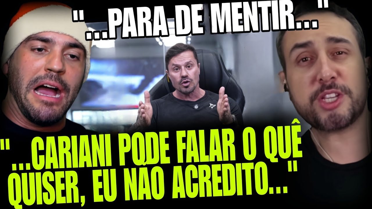 CARIANI MENTINDO? GORGO E GOÉS TEM A MESMA OPINIÃO NISSO VEJA!!