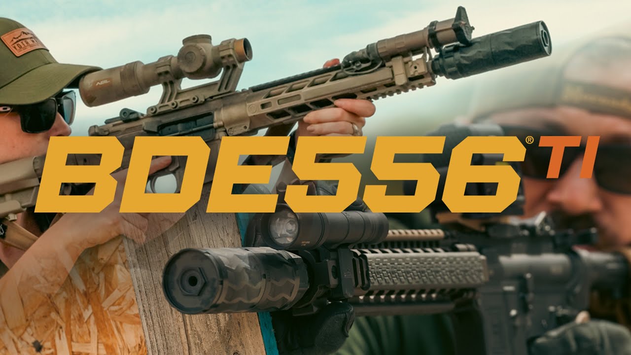 Meet the BDE 556: Titanium. Modular. Quiet.